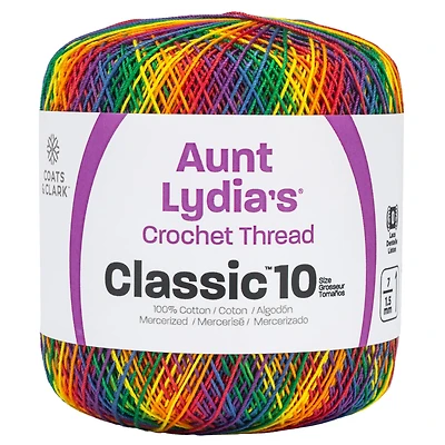 15 Pack: Aunt Lydia's® Classic™ Cotton Crochet Thread