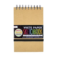 OOLY White Paper D.I.Y. Sketchbook, 5" x 7.5"
