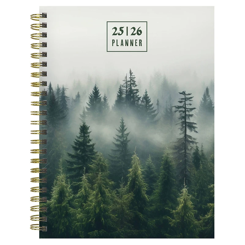 TF Publishing 2025-2026 Mystic Forest Medium Weekly/Monthly Planner