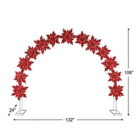 Mr. Christmas Illuminated Poinsettia Arch