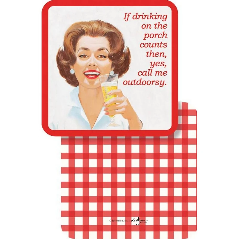 JAM Paper Call Me Outdoorsy Coasters, 6ct.