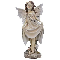 Design Toscano 13.5" Wildflower Meadows Fairies Calla Garden Statue