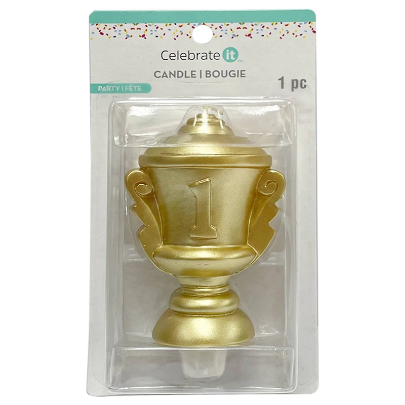 Gold Trophy Candle by Celebrate It™