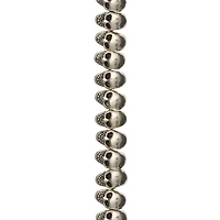 Antique Silver Metal Skull Beads, 11mm by Bead Landing™