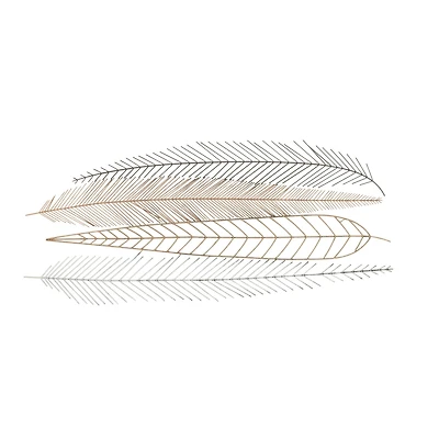 CosmoLiving by Cosmopolitan 42" Multicolored Contemporary Floral Metal Wall Décor