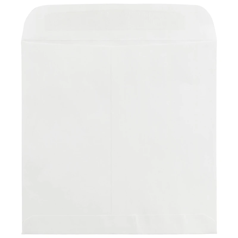 JAM Paper 11.5" Large White Square Invitation Envelopes