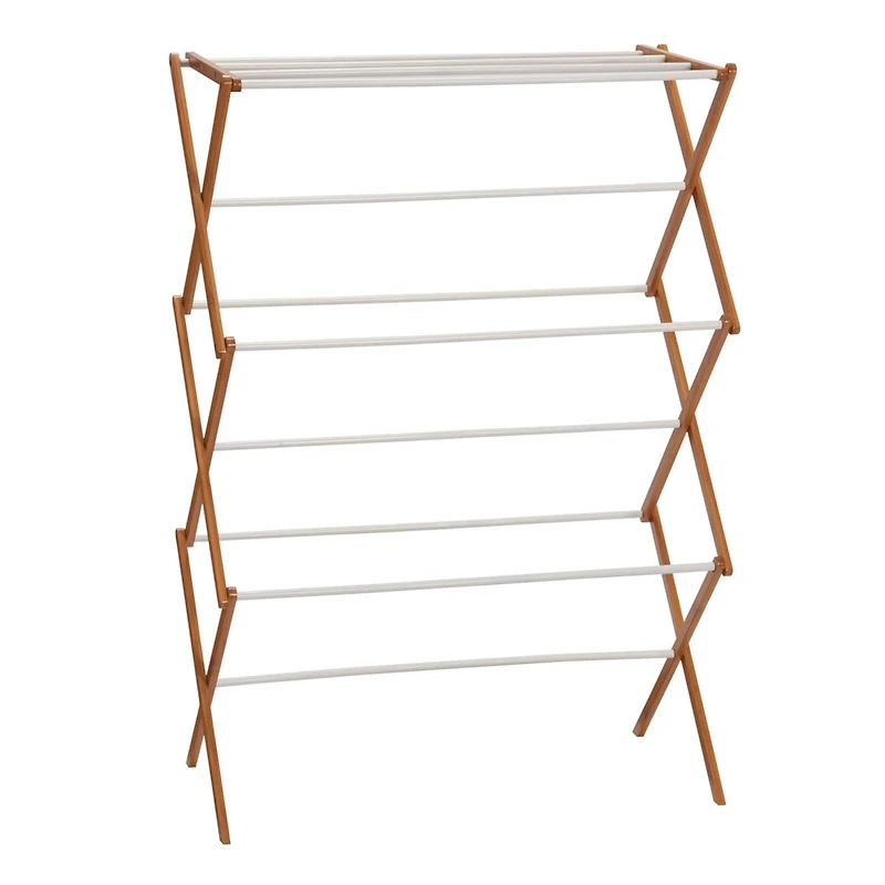 Household Essentials Drying Rack (Bamboo, 20")