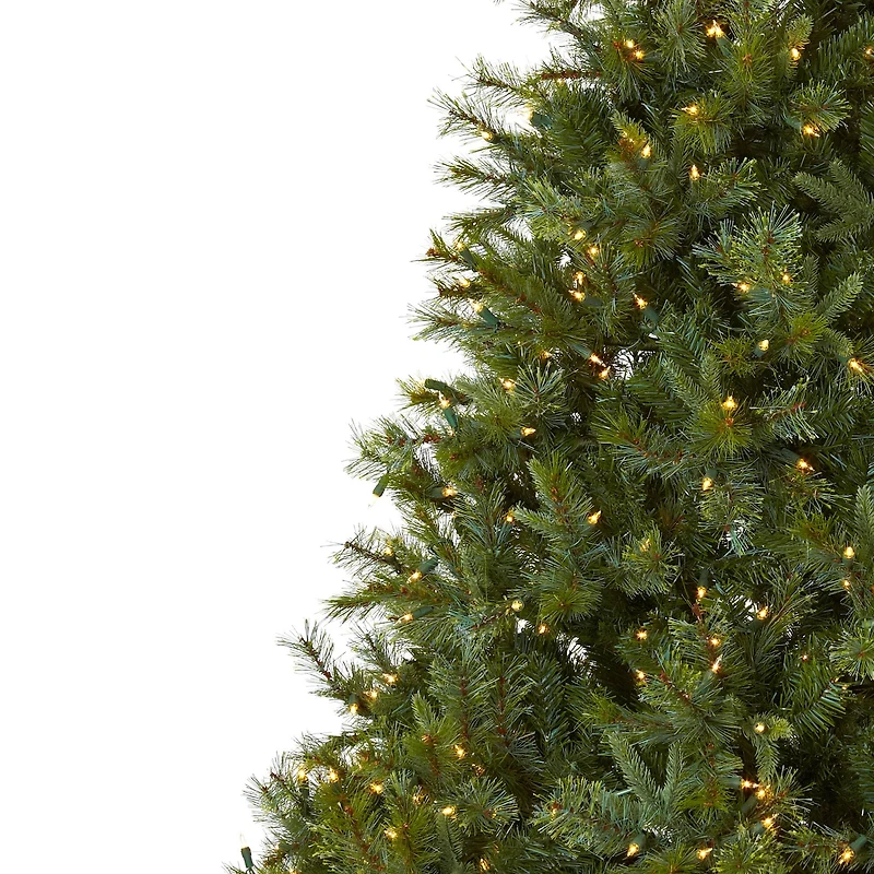 7.5ft. Pre-Lit Majestic Multi-Pine Christmas Tree, Clear Lights