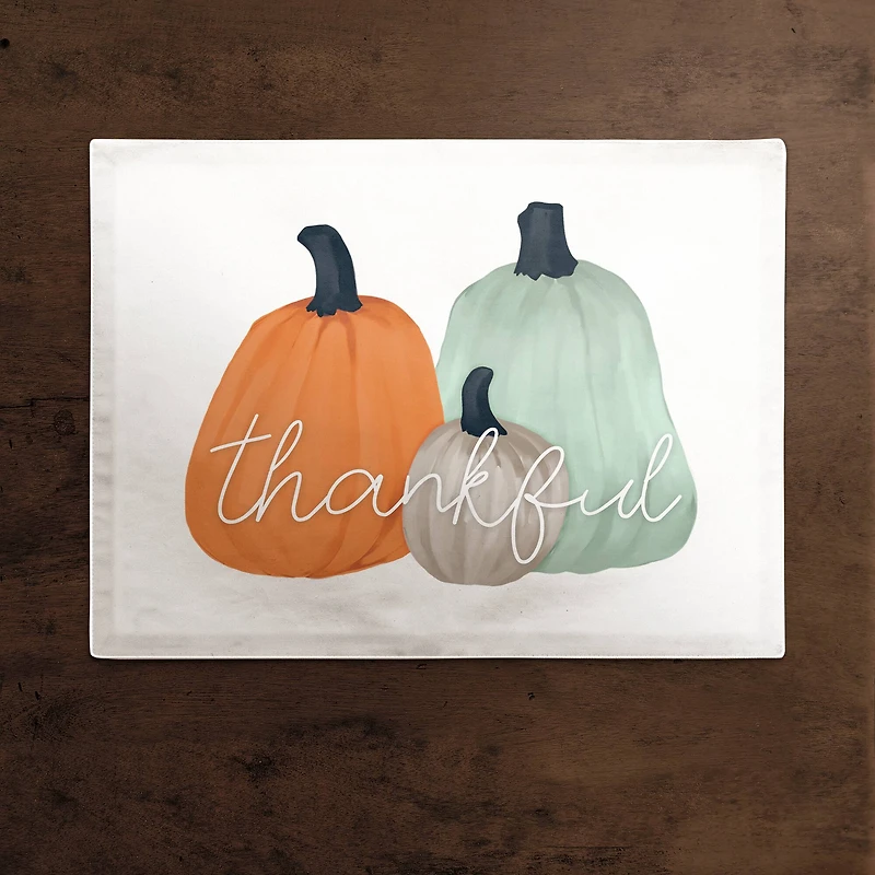 Thankful Pumpkins Placemat