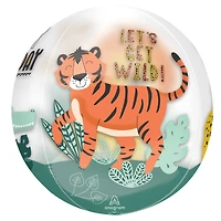 Orbz® XL™ 16" Get Wild Birthday Clear Foil Balloon
