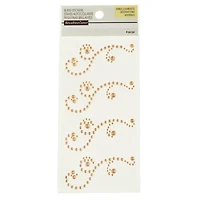 12 Packs: 4 ct. (48 total) Gold Rhinestone Flourish Stickers by Recollections™