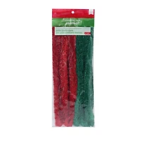 Green & Red Jumbo Sparkle Stems by Creatology™