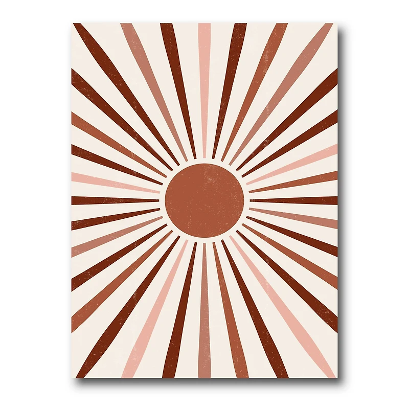 Designart - Geometric Radiant Sun