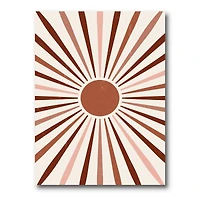 Designart - Geometric Radiant Sun