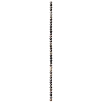 12 Pack: Black Network Stone Rondelle Beads, 4mm by Bead Landing®