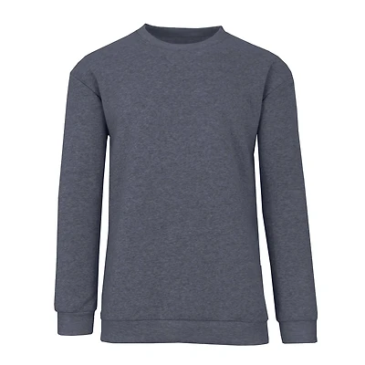 Galaxy by Harvic Crew Neck Fleece-Lined Men's Pullover Sweatshirt