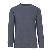 Galaxy by Harvic Crew Neck Fleece-Lined Men's Pullover Sweatshirt
