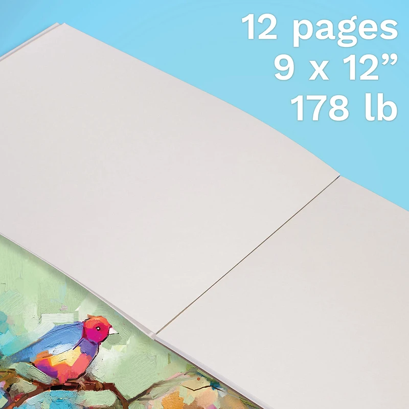 Canson® Graduate Foldover Oil & Acrylic Pad, 9" x 12"