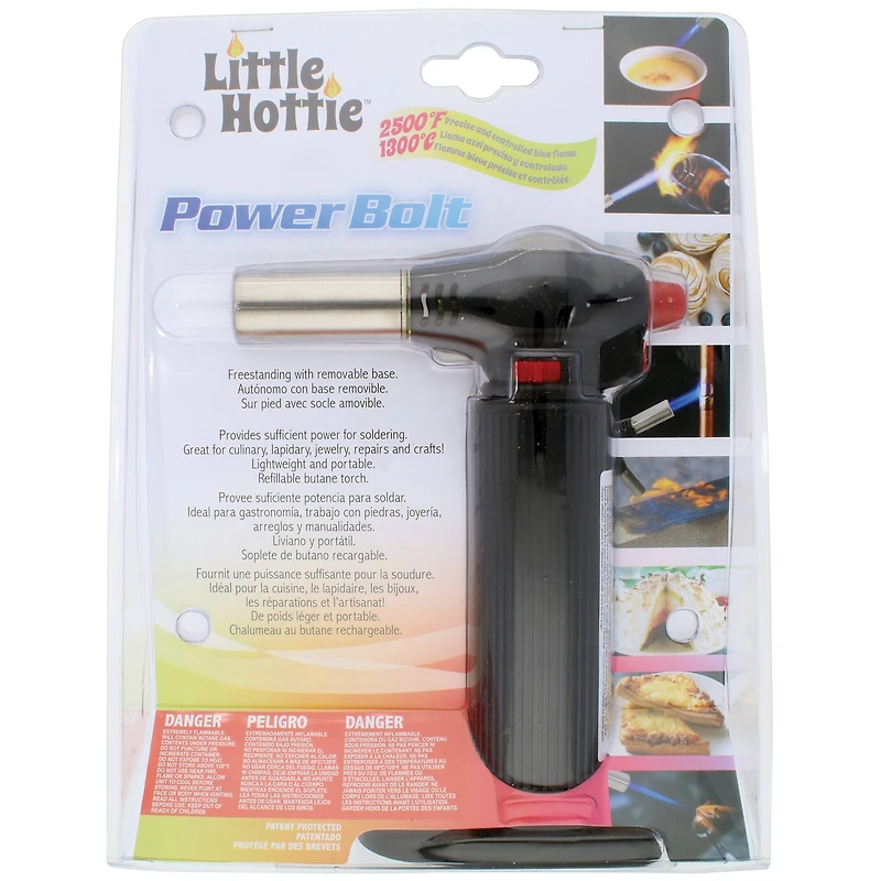 The Beadsmith® Power Bolt™ Black Butane Micro Torch