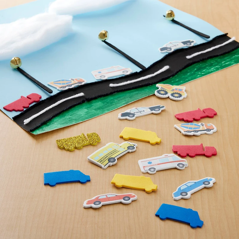 Vehicle Foam Stickers by Creatology™