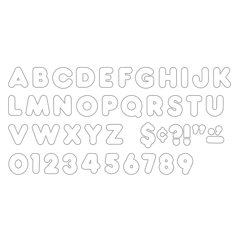 TREND Enterprises® 4" Casual Uppercase Ready Letters