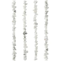 Matte Howlite Chip Beads by Bead Landing™