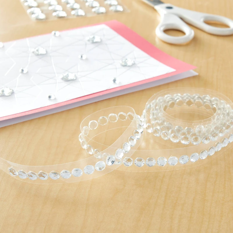 12 Pack: 6.5mm Rhinestone Bling on a Roll™ by Recollections™