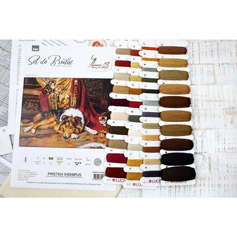 Luca-s A Reluctant Playmate Counted Cross Stitch Kit