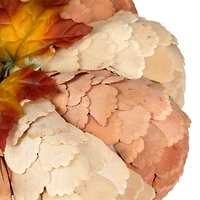 10" Brown & Orange Autumn Harvest Tabletop Pumpkin