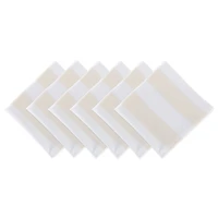 Natural/White Dobby Stripe Napkin, 6ct.