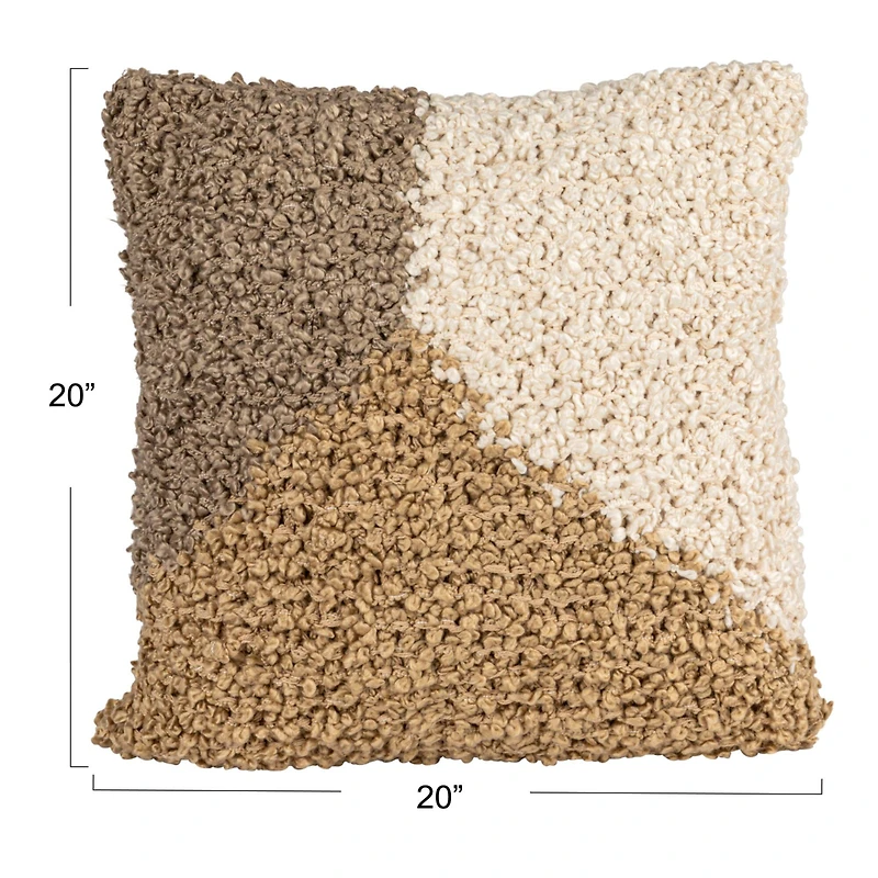 Hello Honey® 20" x 20" Haven Bouclé Textured Pillow