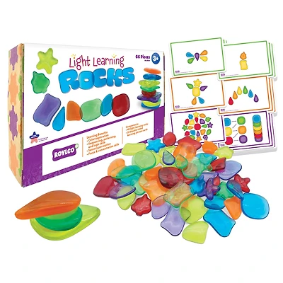 Roylco® Light Learning Rocks Play Set