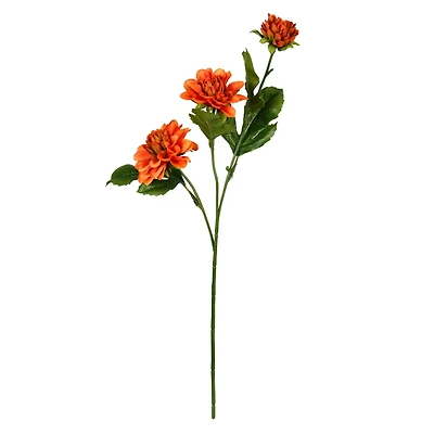 6 Pack: Orange Dahlia Spray