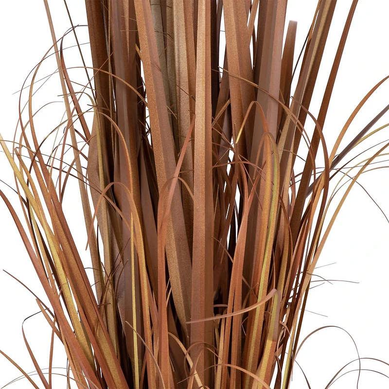 3.5ft. Potted Brown Artificial Onion Grass Plant