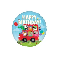 17" Party Bus Birthday Foil Balloon