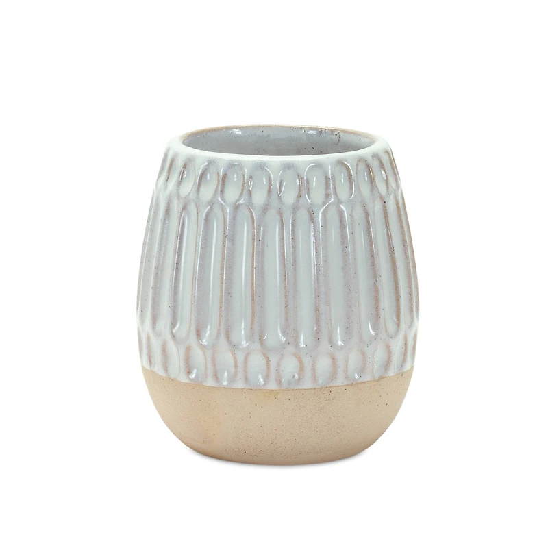 Two-Tone Porcelain Vase Set