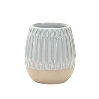 Two-Tone Porcelain Vase Set