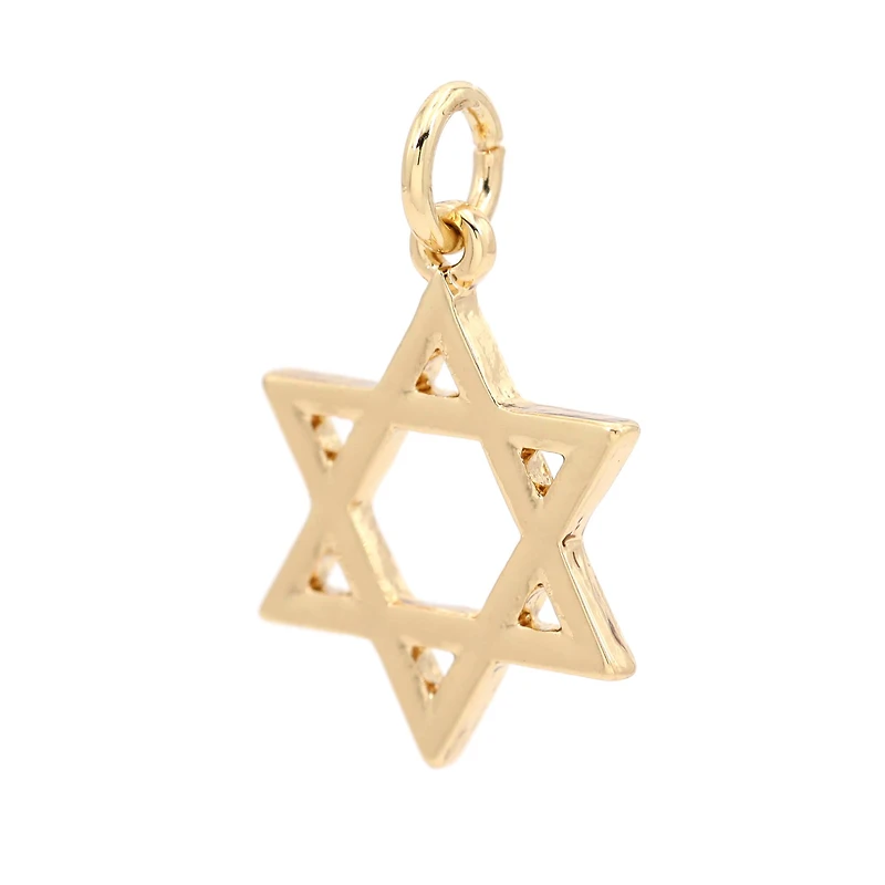 14K Gold Plated Star of David Charm by Bead Landing™