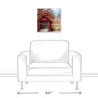 Covered Bridge Canvas Wall Art