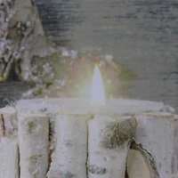 LED Lighted Country Rustic Winter Christmas Canvas Wall Art