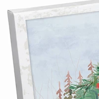 Be Merry Winter Window 16x20 Canvas Wall Art