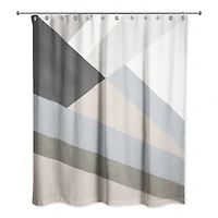 Abstract Geometric 71" x 74" Shower Curtain