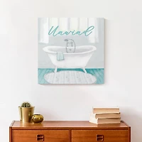 Unwind 16" x 16" Canvas Wall Art