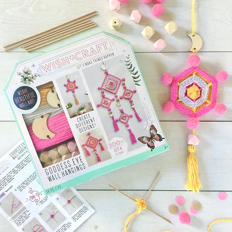 Wish Craft™ Goddess Eye Wall Hanging Kit
