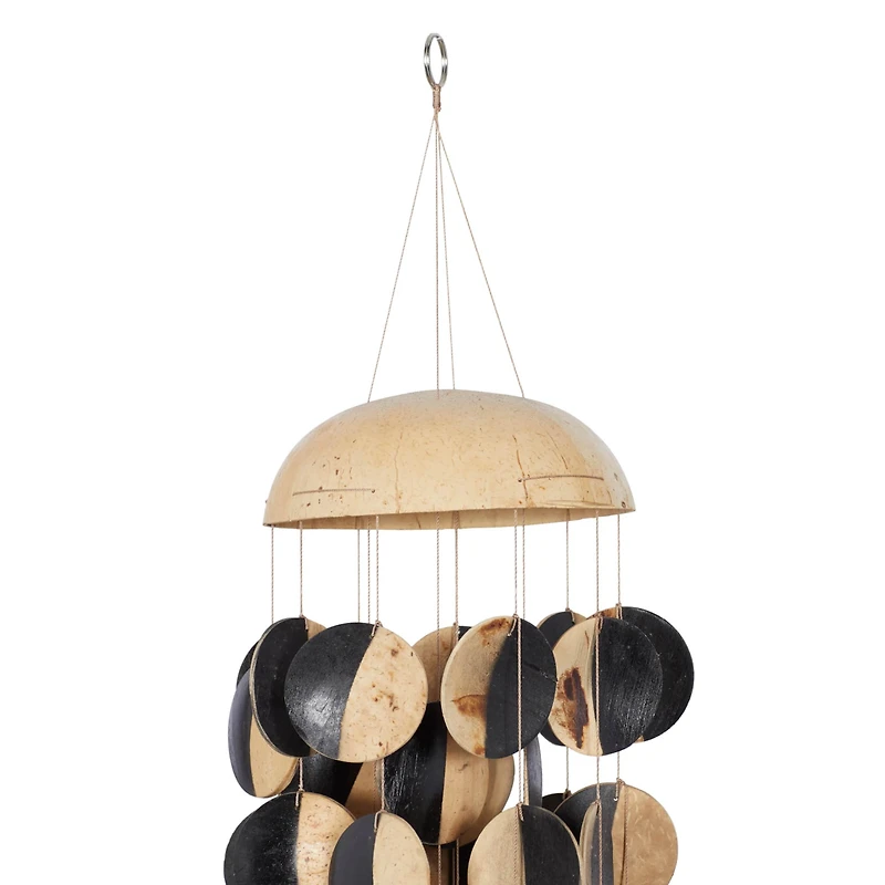 17" Coconut Shells Coastal Windchime