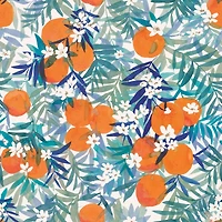 RoomMates Orange Blossom Peel & Stick Wallpaper