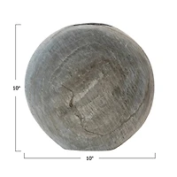 Hello Honey® 10" Gray Natural Slate Vase