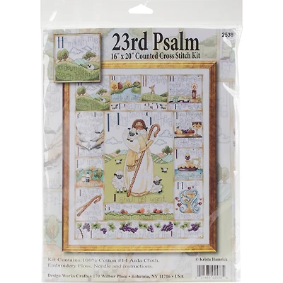 Design Works™ 23rd Psalm Counted Cross Stitch Kit