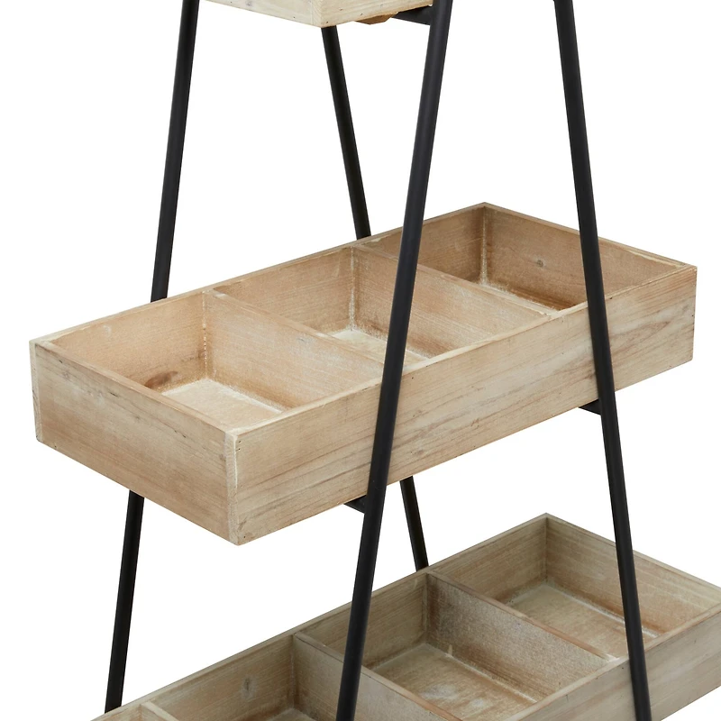 Brown Fir Modern Farmhouse Plantstand, 56" x 32" x 13"