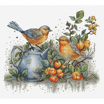 Luca-S Song of the Birds Counted Cross Stitch Kit